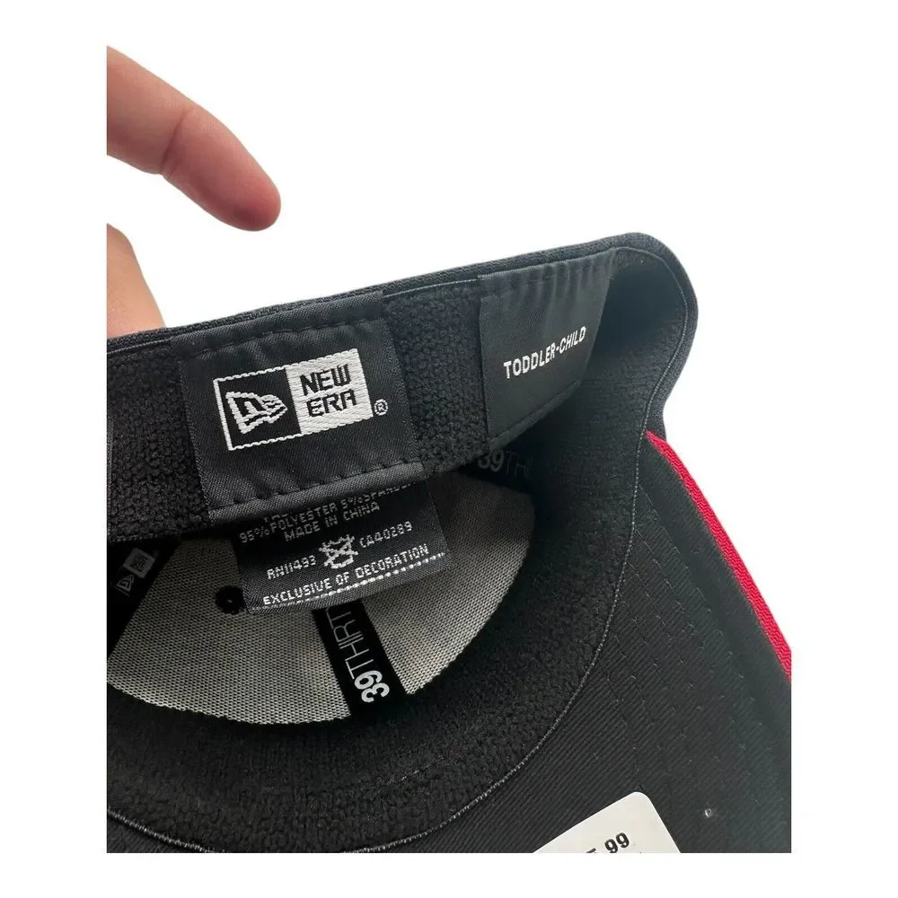 New Era 39Thirty Cleveland Indians Toddler Child‎ Hat Cap Navy Blue Red MLB
